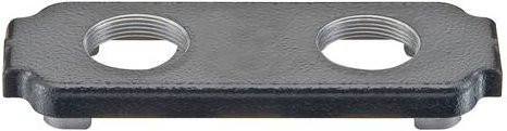 HARTING Montagedeckel 19400249905 Grau mit Schraubbefestigung - Bild 1