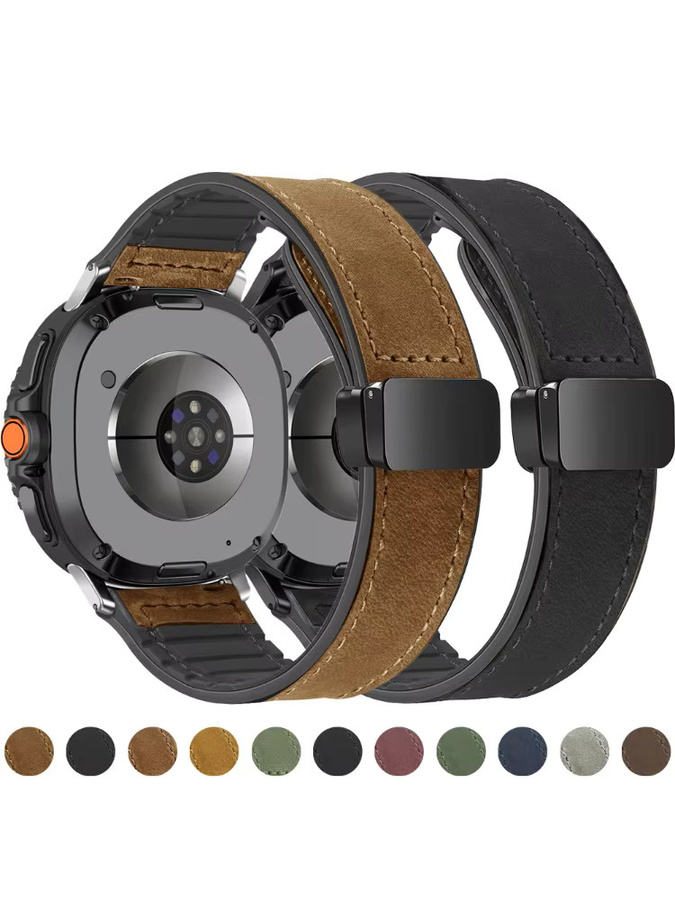 OAKCHARM Uhrenarmband Silikon, Schwarz, Unisex - Bild 5