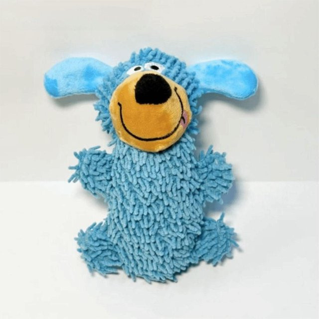 Binchi Hundespielzeug, interaktives quietschendes Hundekauspielzeug, blau - Bild 1