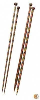 Knit Pro Stricknadeln Gerade aus Holz in Multicolour, Länge: 40 cm, Stärke: 2,0 mm - Bild 1