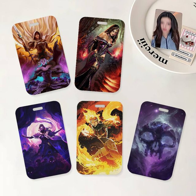Game M-Magic The G-Gathering Ausweishalter mit Umhängeband in Multicolour für Büro und Schule - Bild 1