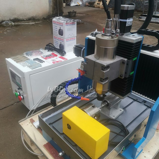 LYBGACNC 3040 CNC-Fräsmaschine Offline-Version mit Vierkantschiene, 1,5 kW oder 2,2 kW, 3/4 Achsen, aufrüstbar auf Doppelspindeln - Bild 1