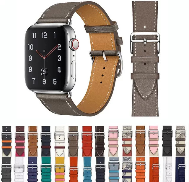Uhrenarmband Leder, Apple Watch, Unisex - Bild 1