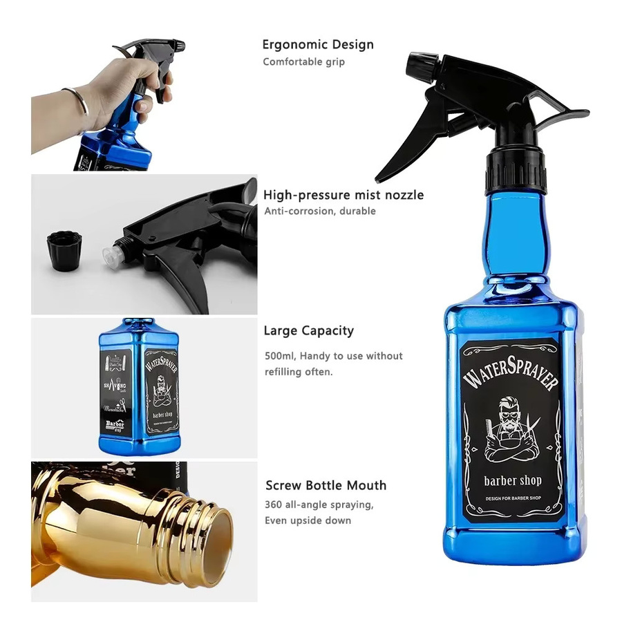 Friseur Spray Flasche Zerstäuber, 500 ml, Unisex - Bild 3