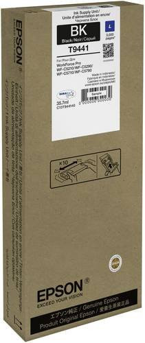 Original Epson Tintenpatrone T9441 Schwarz für WorkForce Pro Drucker, 35,7 ml - Bild 1