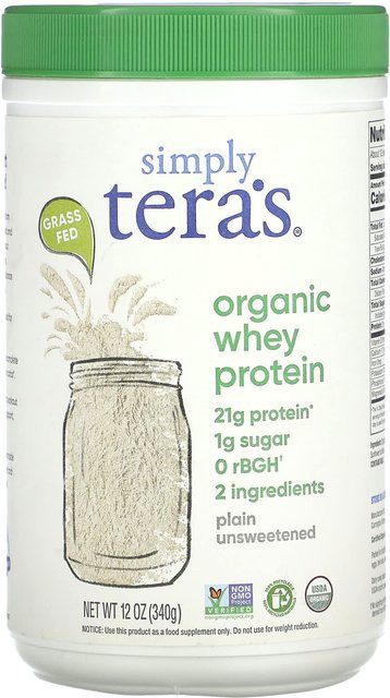 Simply Tera's Bio-Molkenprotein Natur Ungesüßt 340 g - Bild 1