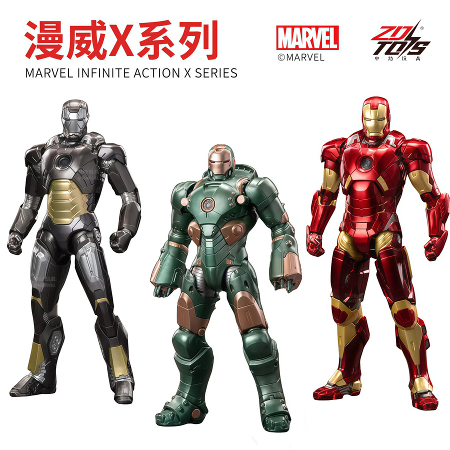 ZD Toy Iron Man MK LED Actionfigur Bausatz - Bild 2