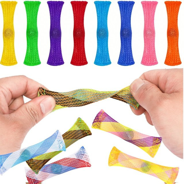 Meade Quetsch-Fidget-Spielzeuge, 10-teiliges Set, Marmor-Netz - Bild 1