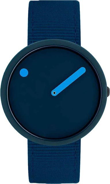 PICTO Armbanduhr Ghost Nets, Navy Blue, 40mm, Unisex - Bild 1