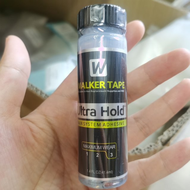 Ultra Hold wasserfester Perückenkleber mit Pinsel und Spitzenentferner - Bild 1