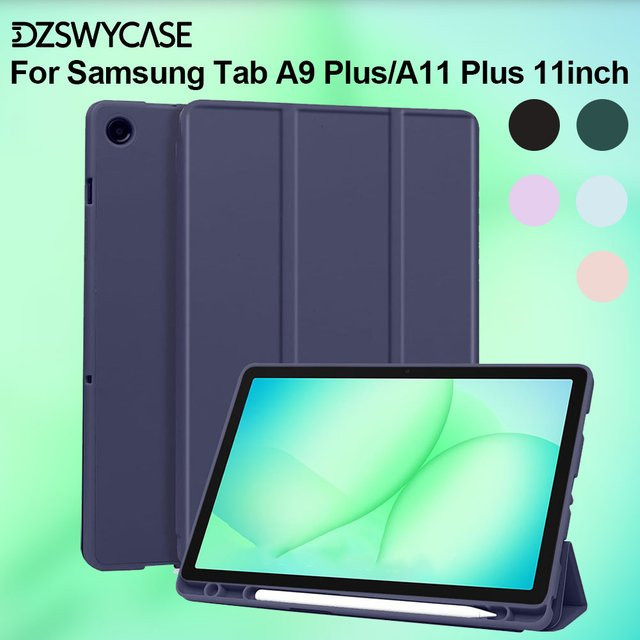 Schutzhülle für Samsung Galaxy Tab A11 Plus 11 Zoll 2025 und A9 11 Zoll 2023 mit Auto Sleep/Wake Funktion in Blau - Bild 1