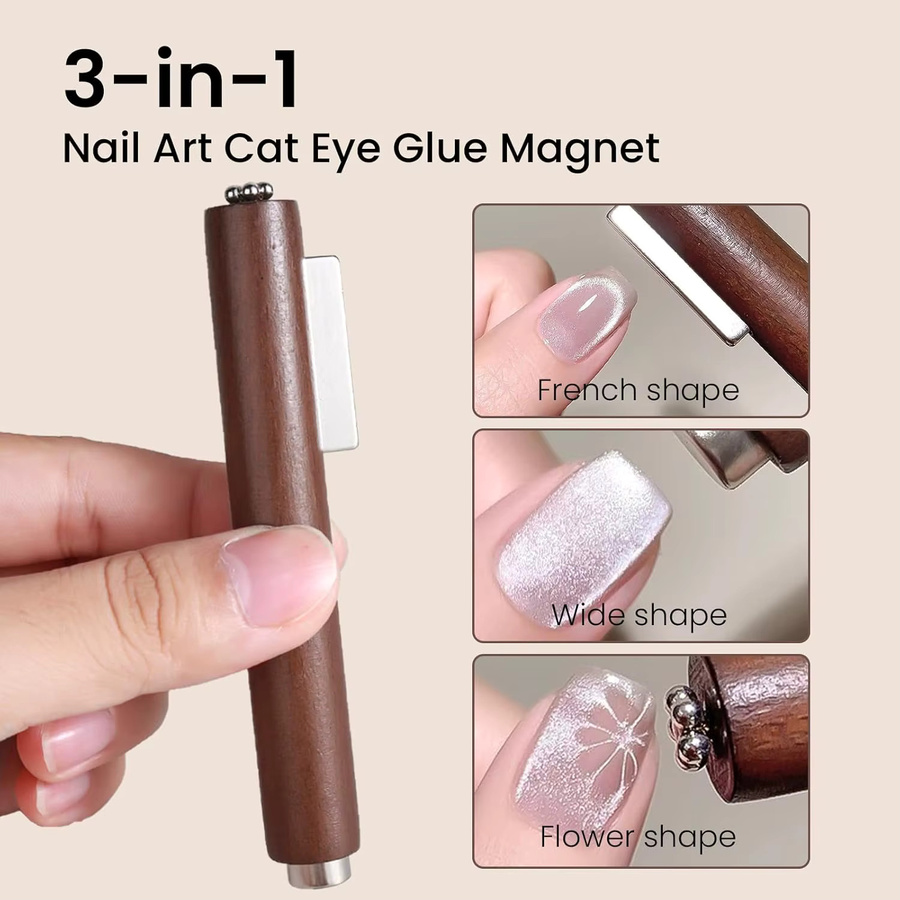 LULAA 3-in-1 Katzenaugen-Nagelmagnet - Bild 2
