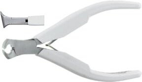 Lindström Elektronik-Schrägvornschneider FW Side Cutter aus Stahl in Weiß, Gesamtlänge: 108 mm - Bild 1