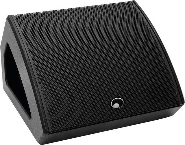 Omnitronic KM-112A Aktiv-Bühnenmonitor koaxial in Schwarz - Bild 1