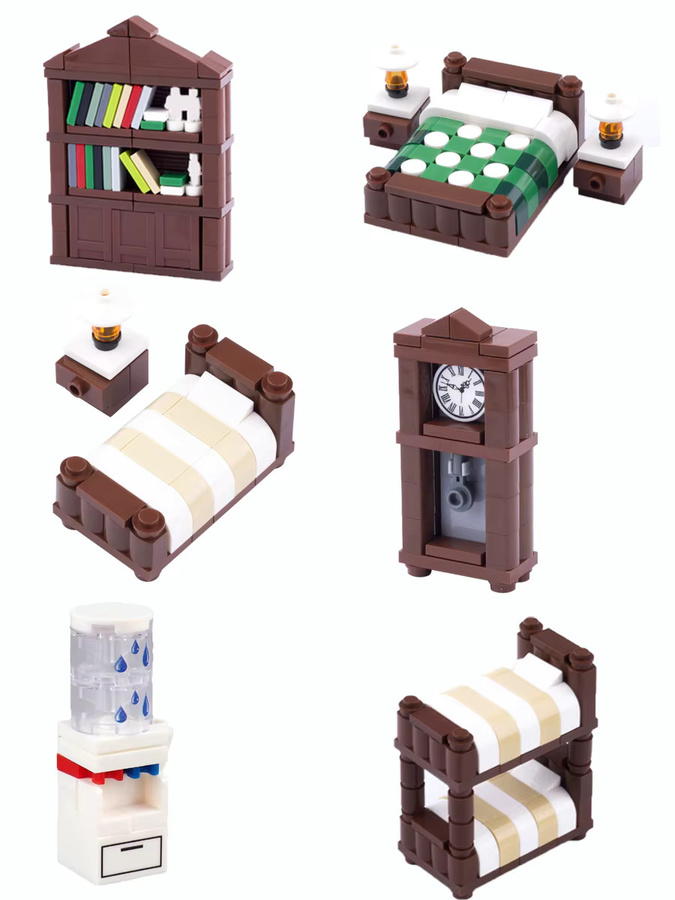 BRICKPANDA MOC City-Serie Baustein-Möbelhaus-Set, Kunststoff - Bild 4