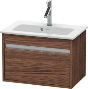 Duravit Waschtischunterschrank Ketho Compact, Wandhängend, Braun, B/T/H: 60 x 41 x 38,5 cm - Bild 1