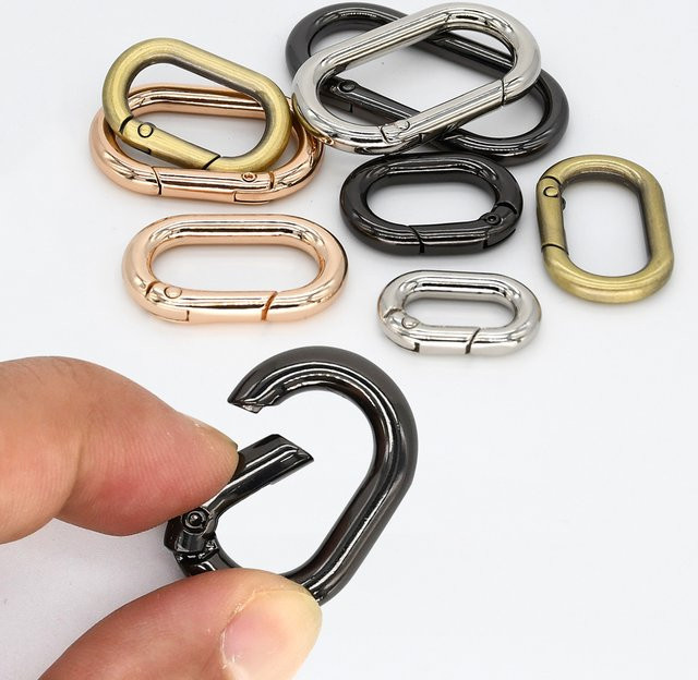 V-REX Karabiner Oval O Ring, Metall, Verschluss - Bild 1