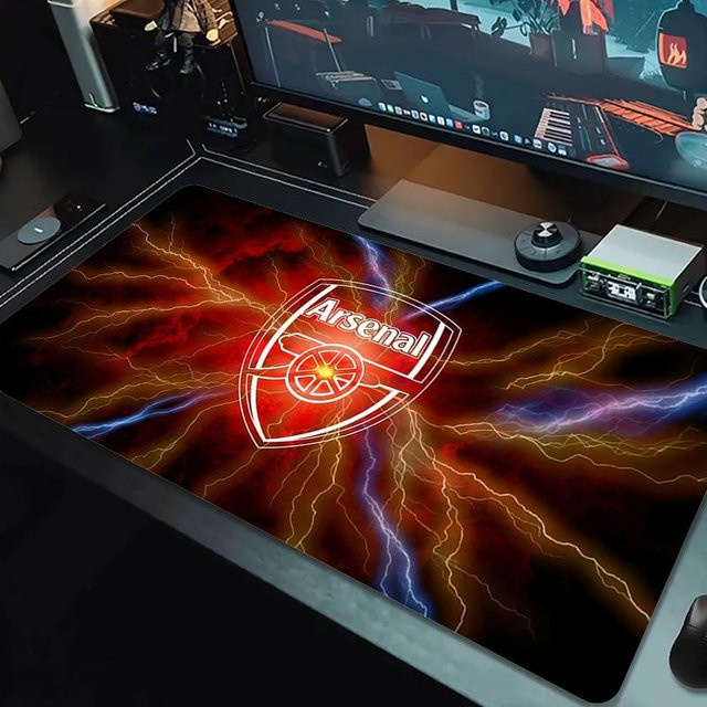 Arsenal Football Club Gaming-Mauspad XXL rutschfest, B/T: 60 x 30 cm, multicolour - Bild 1