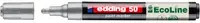 Edding Lackmarker 50 EcoLine Permanent Silber mit Bullet-Spitze 2 mm bis 3 mm - Bild 2