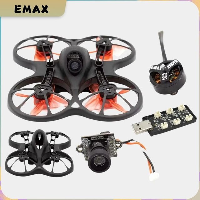 Emax Tinyhawk S Ersatzteile, 75mm Polypropylen Rahmen Kit, Schwarz - Bild 1