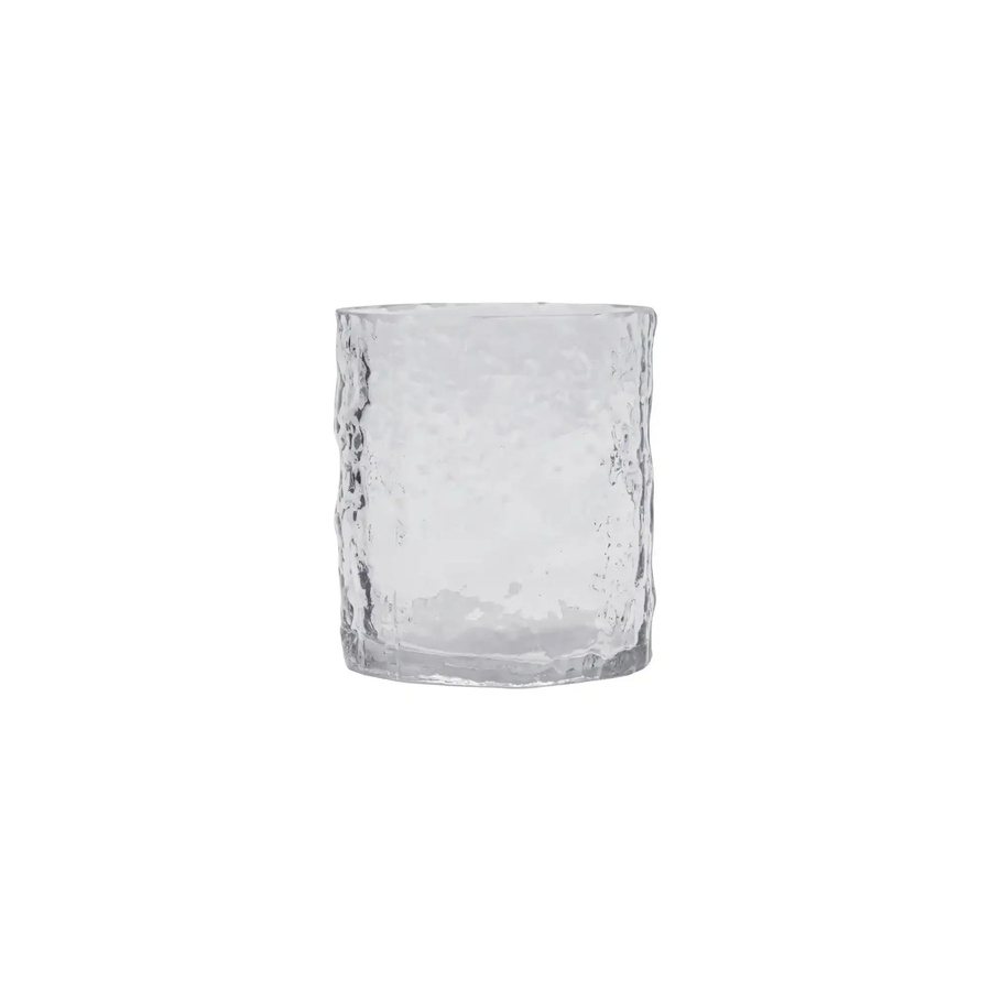 House Doctor Vase Huri aus Glas in Transparent mit zylindrischer Form, Höhe: 13,0 cm - Bild 1