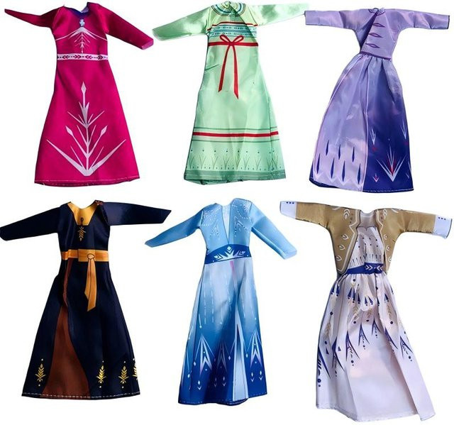 Barnewa Puppenkleidung, Prinzessin, modisches Kleid, Zubehör - Bild 1
