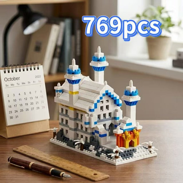 Little Swan Castle MOC, Mikrobausteine, Beijing City, Bunt / Mehrfarbig - Bild 1