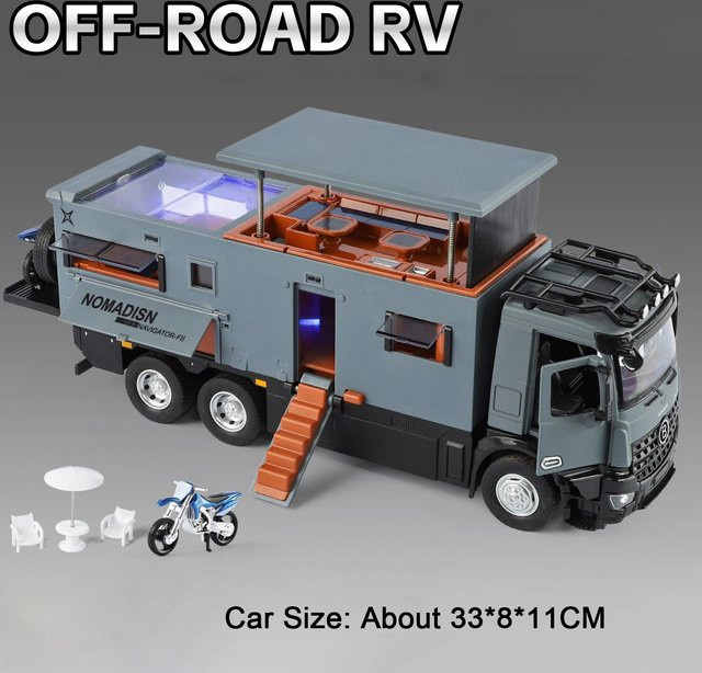 Offroad Wohnmobil Modellauto, 1:18 Maßstab, mit Licht und Ton, ab 14 Jahren - Bild 1