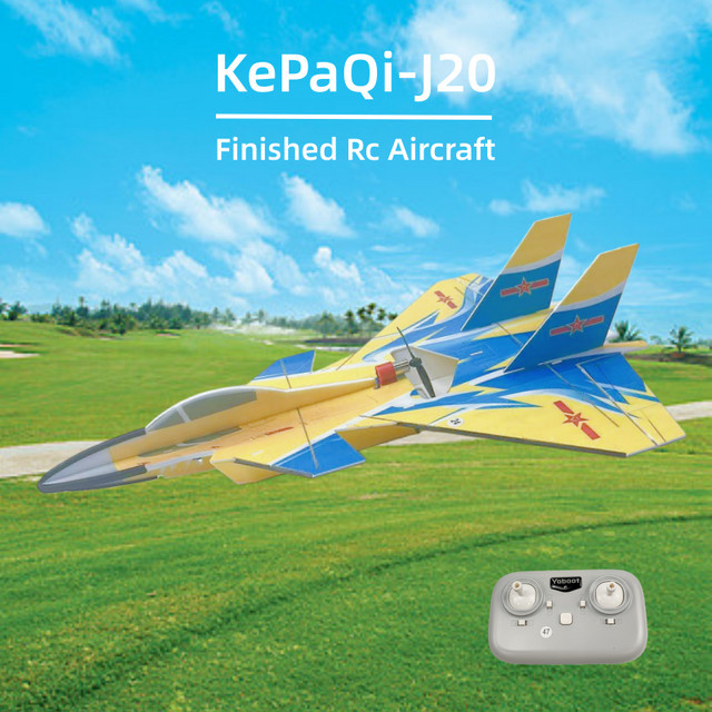 KePaQi J20 RC Flugzeug, ferngesteuerter Gleiter, Schaumstoff, ab 14 Jahren - Bild 1