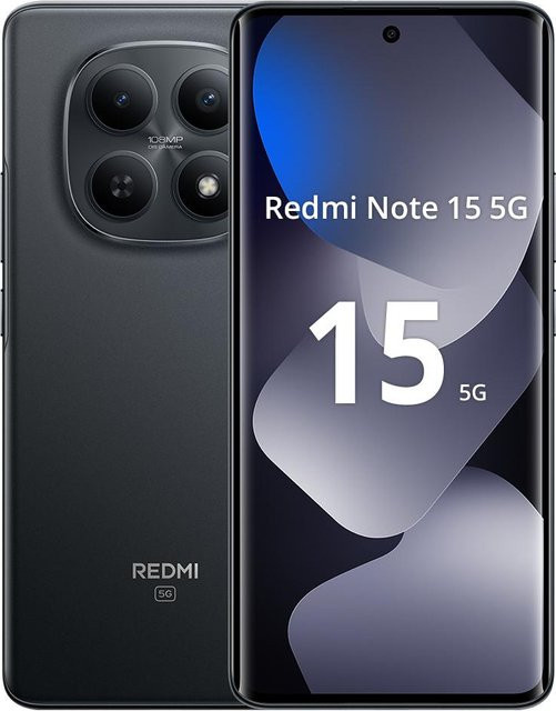 Xiaomi Redmi Note 15 5G Smartphone mit 256 GB Speicher und NFC in Schwarz - Bild 1