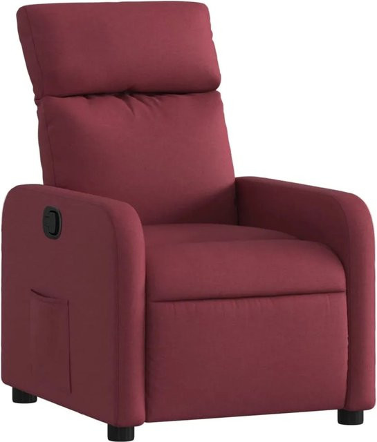vidaXL Relaxsessel Modell 62 in Weißrot aus Stoff mit Armlehnen - Bild 1