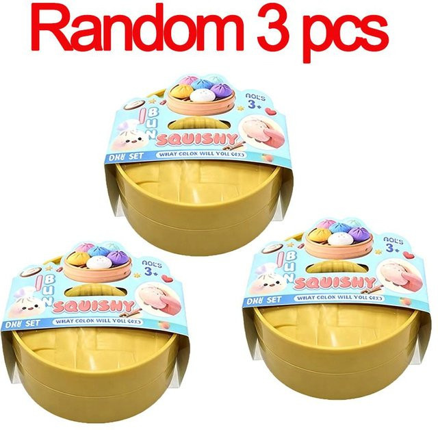 Wasserperlen Knödel Squishies, Niedlicher Bunter Brötchen Spielzeug, Stressabbau Fidget Spielzeug - Bild 1
