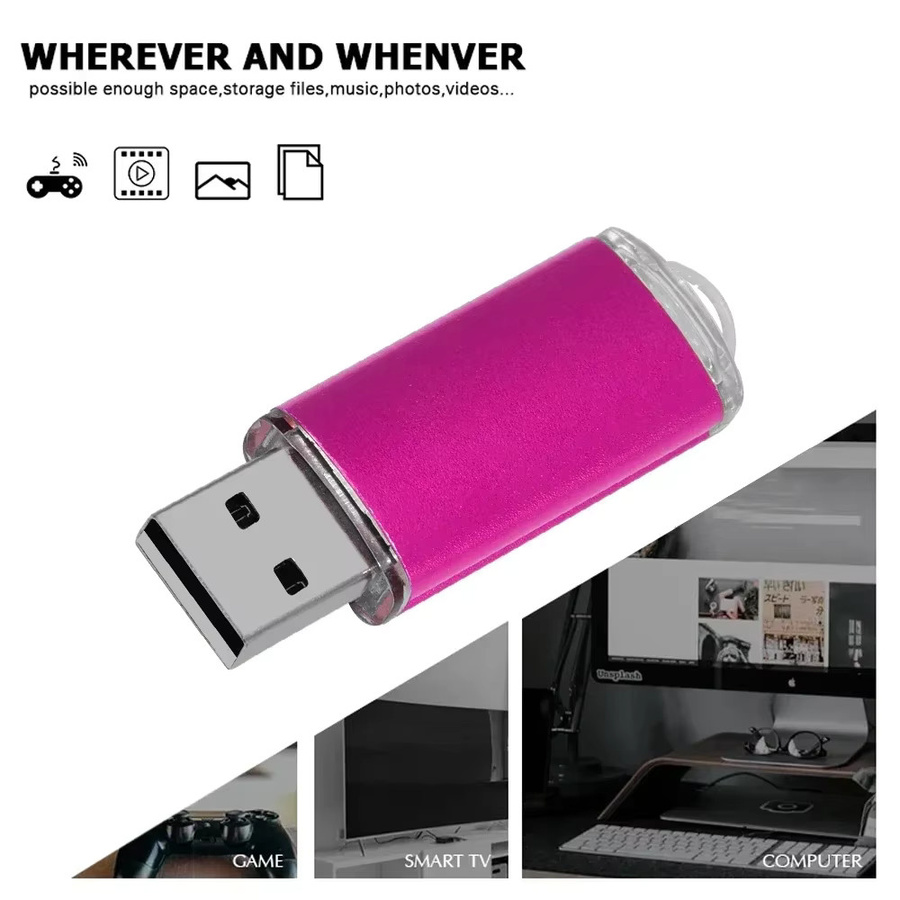 10er Set KAWEIDA USB 2.0 Flash Drive Memory Stick in Lila mit individueller Logo-Personalisierung - Bild 2