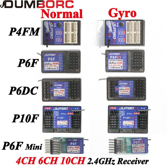 DUMBORC X6DC P10FG P4FMG P6FG MINI, Empfänger, black - Bild 1