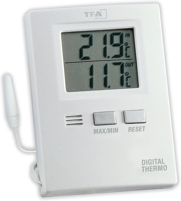 TFA Digitales Innen-Außen-Thermometer in Weiß - Bild 1