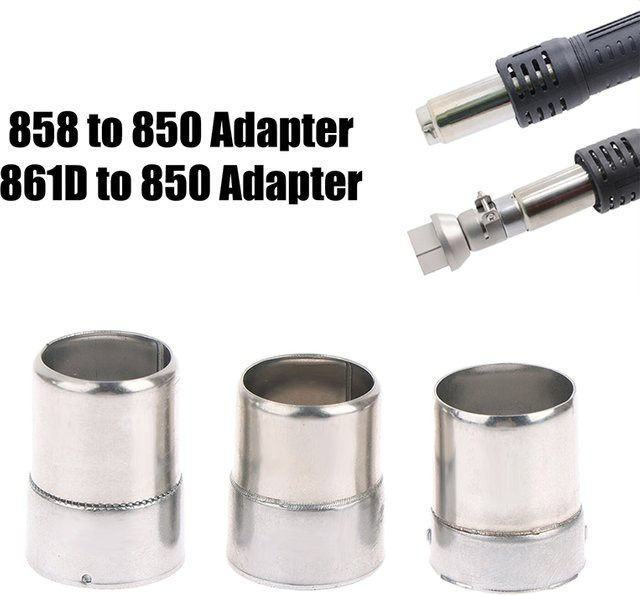 Quadratischer BGA-Lötkopf Düsenadapter für Heißluftpistolen 850/858 Quick-861DW in Silber - Bild 1