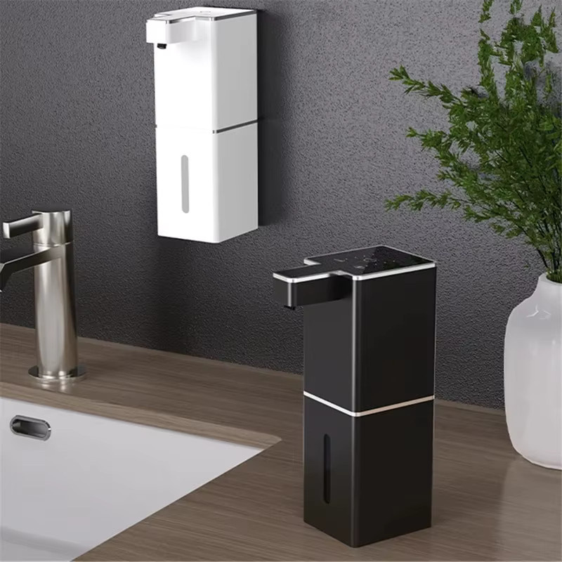 OUIO Wandmontierter Intelligenter Automatischer Sensor-Seifenspender für Küche und Bad in Schwarz oder Weiß - Bild 2