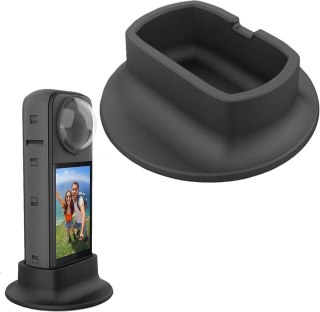 Insta360 Silikon-Basishalterung für X5 und X4 Action-Kameras in Schwarz - Bild 1