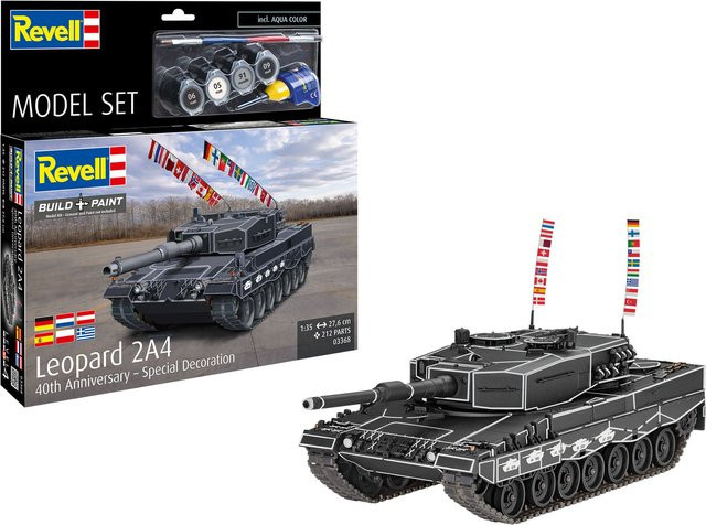 Revell Model Set Leopard 2A4 Special Decoration 40th Anniversary, 1:35 - Bild 1