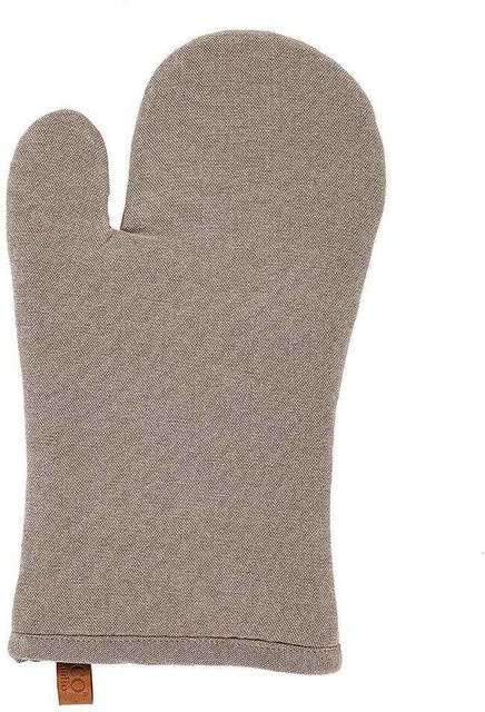 Ofenhandschuh TISECO Havana in Dark Taupe aus Baumwolle, B/H: 18 x 32 cm - Bild 1