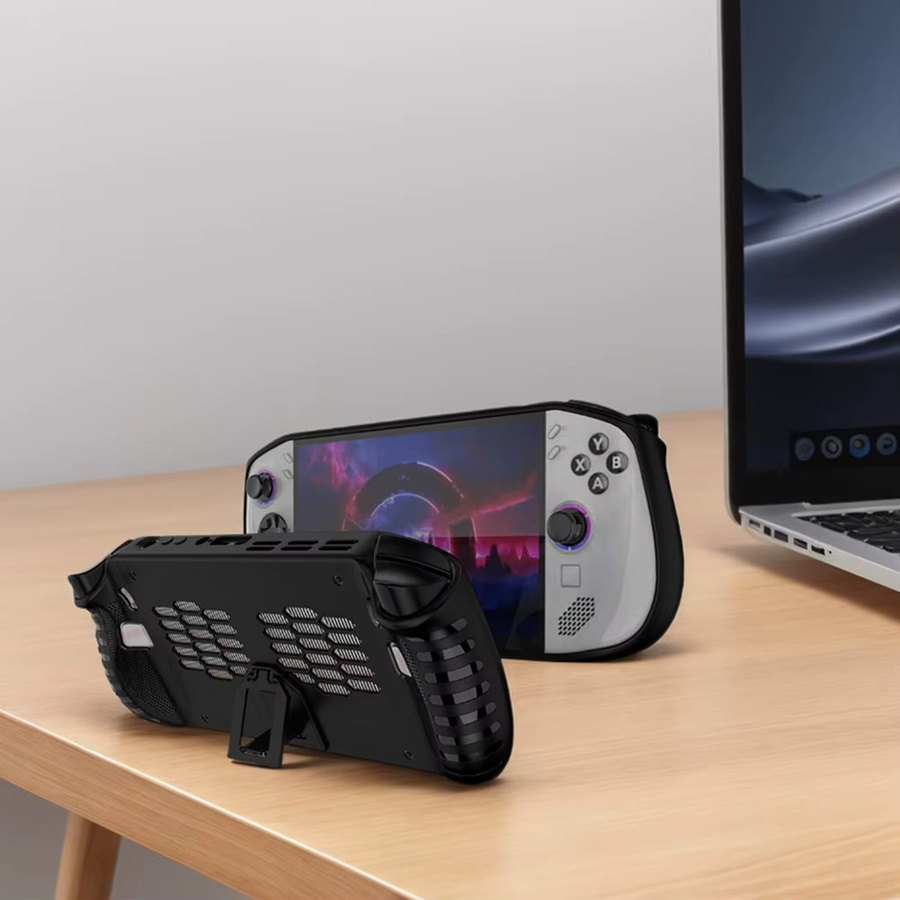 ATUOTIN TPU-Hülle für Legion Go S Handheld, kratzfeste und ergonomische Schutzhülle in Schwarz oder Weiß - Bild 1