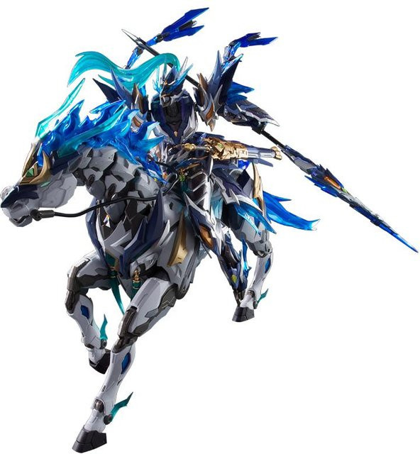 Motor Nuclear Zhao Yun Montagefigur Bausatz Actionfigur mit Yulan Weißem Drachenpferd - Bild 1