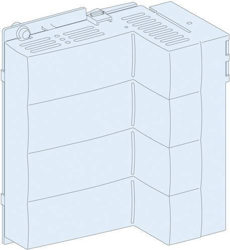 Schneider Electric PrismaSeT-P Verbindungsblock ComPacT NSX400/INS400 4pol Festeinbau horizontal mit vertikaler Sammelschiene Linergy BW in Weiß - Bild 1