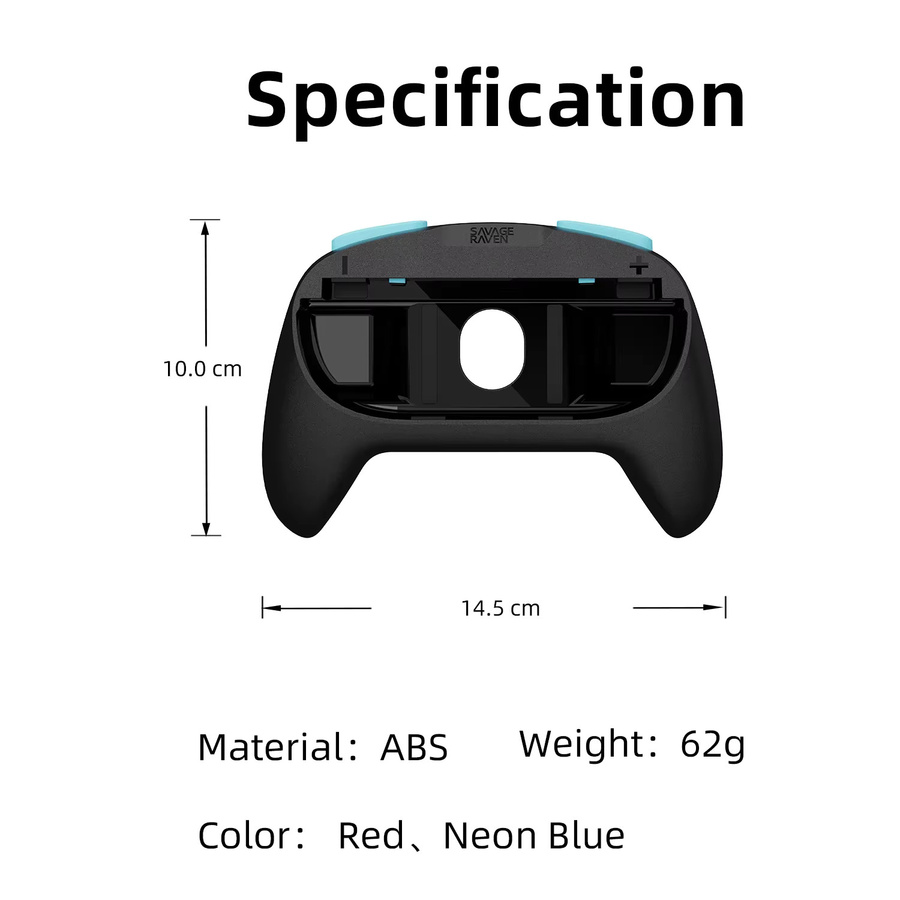 Skull & Co. Savage Raven MiniGrip Joy-Con Griffhalterung für Nintendo Switch 2 in Schwarz - Bild 5