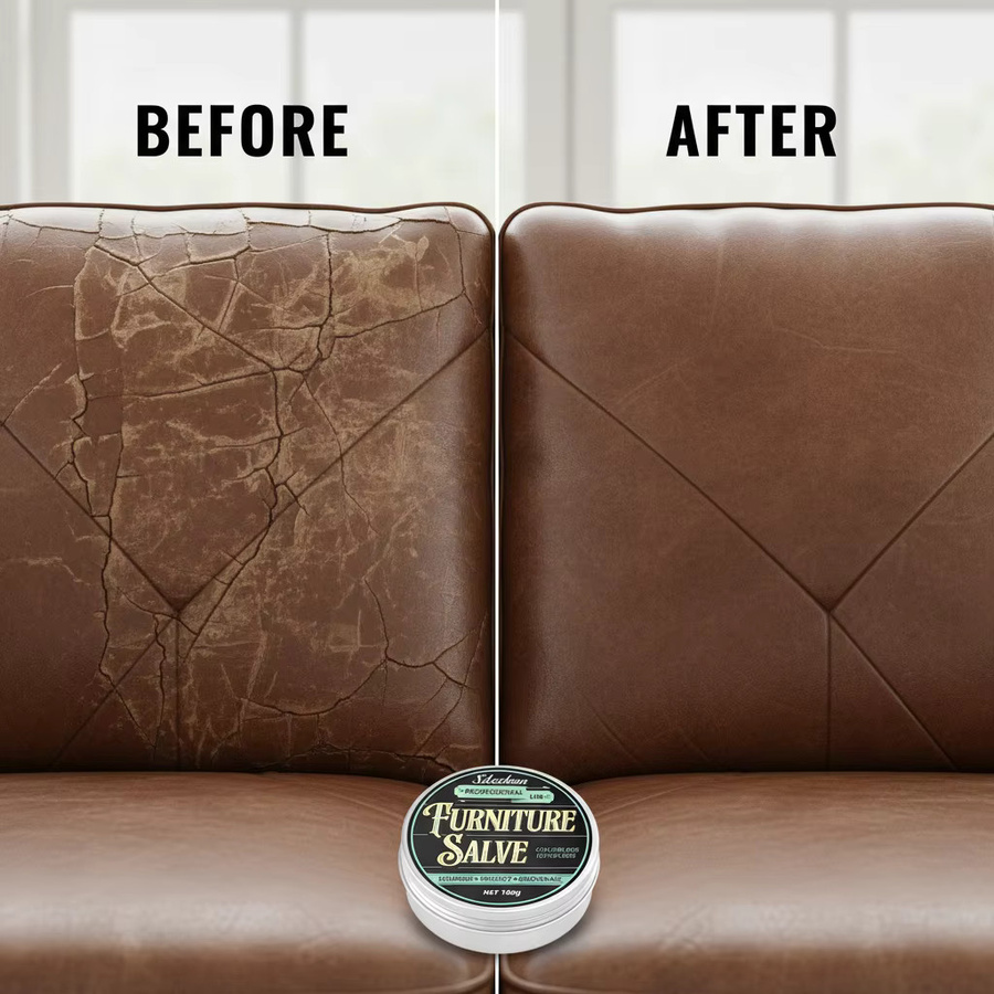 Sikezhan Sofa-Conditioner aus Naturleder – Pflegende Möbelsalbe und Lederpolitur für Sofas und Liegesessel - Bild 4