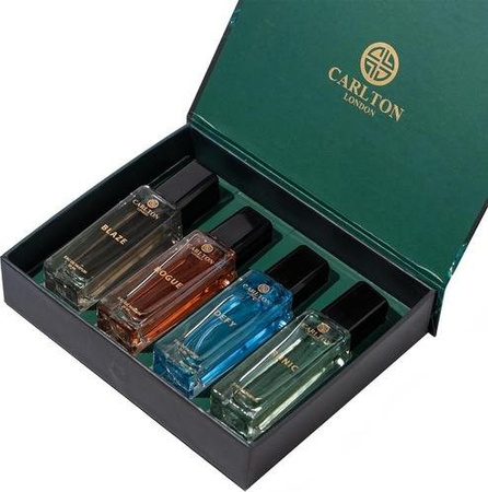 Carlton London Iconic Herren Flüssigparfüm Geschenkset, holzig-zitrisch