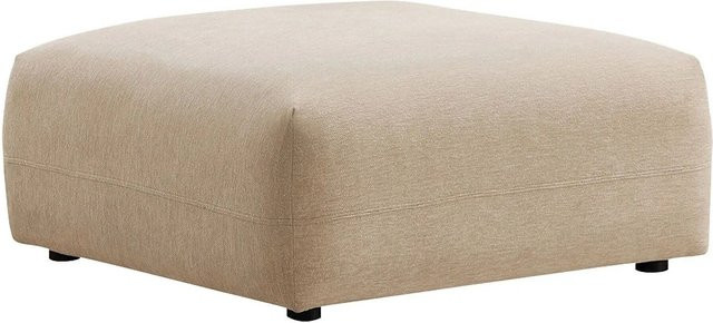 Vente-unique Sitzhocker Mibasto in Beige aus Stoff, B/T/H: 94 x 45 x 45 cm - Bild 1