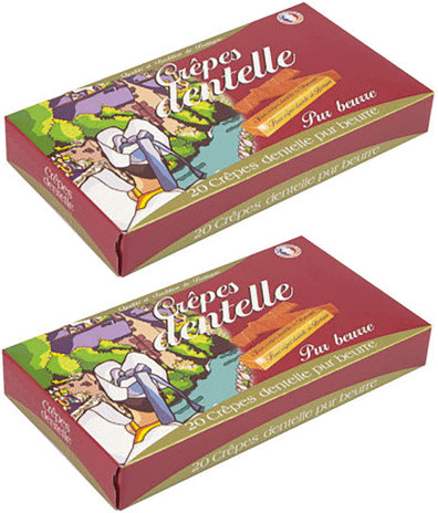 Biscuiterie de Pont-Aven Bretonische Crêpes dentelles 2 x 120 g - Bild 1