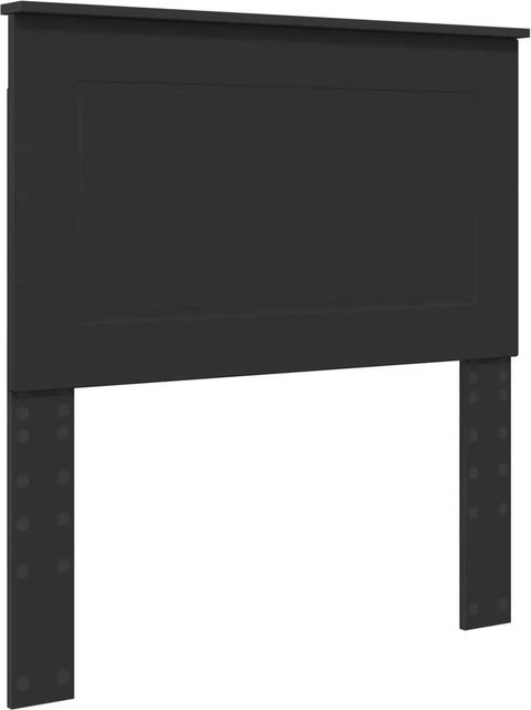 vidaXL Kopfteil in Schwarz und Eichen-Optik aus Holzwerkstoff, Breite: 80 cm - Bild 1