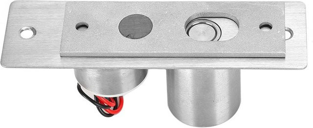 Mini Einbau-Elektro-Riegel Schloss für Glastüren, 2-Draht Sicherheits-Zutrittskontrollsystem, DC12V, Farbe: Weiß - Bild 1